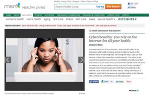 Dr. V Discusses Cyberchondria on MSN Healthy Living